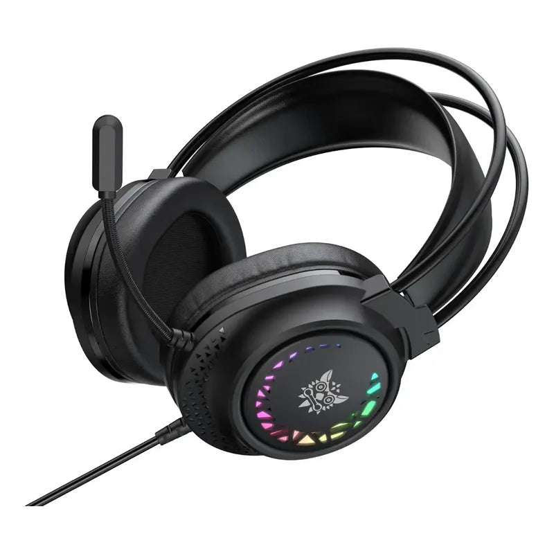 Audífonos Onikuma X92 Rgb Gamer Auriculares Headset Negro