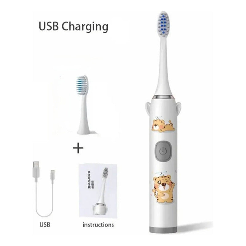 Cepillo De Dientes Para Niños Eléctrico Recargable Repuesto