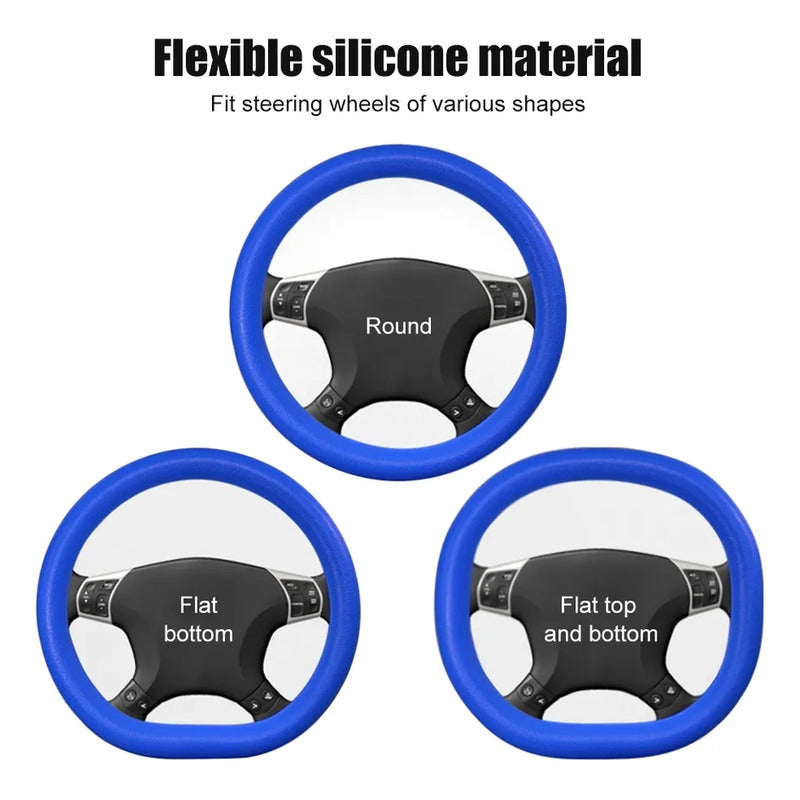 Kit Silicón Cubre Volante Pomo Y Freno De Mano Lavable /ryc