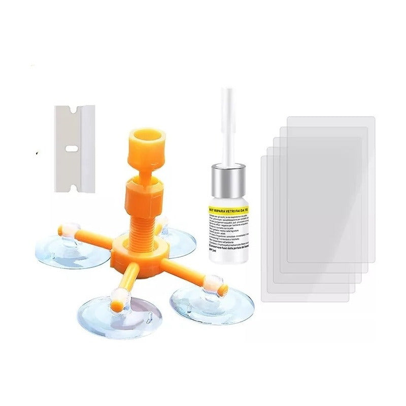 Kit Reparación Parabrisa Auto Vidrio Trizaduras Piquete Mod2