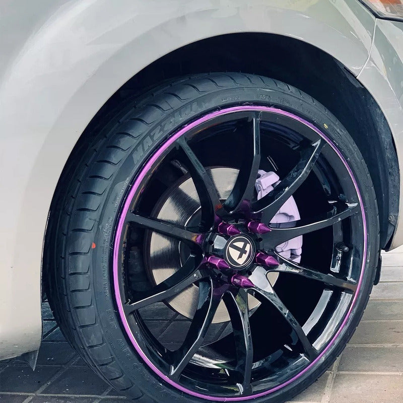 Moldura Para Llantas Decorativa Y Protectora Auto Tuning Ryc