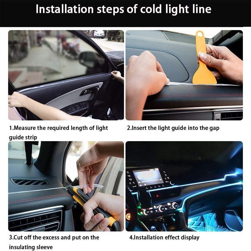 Hilo Decorativo Con Luz Led 3 Metros Interior Auto Tuning
