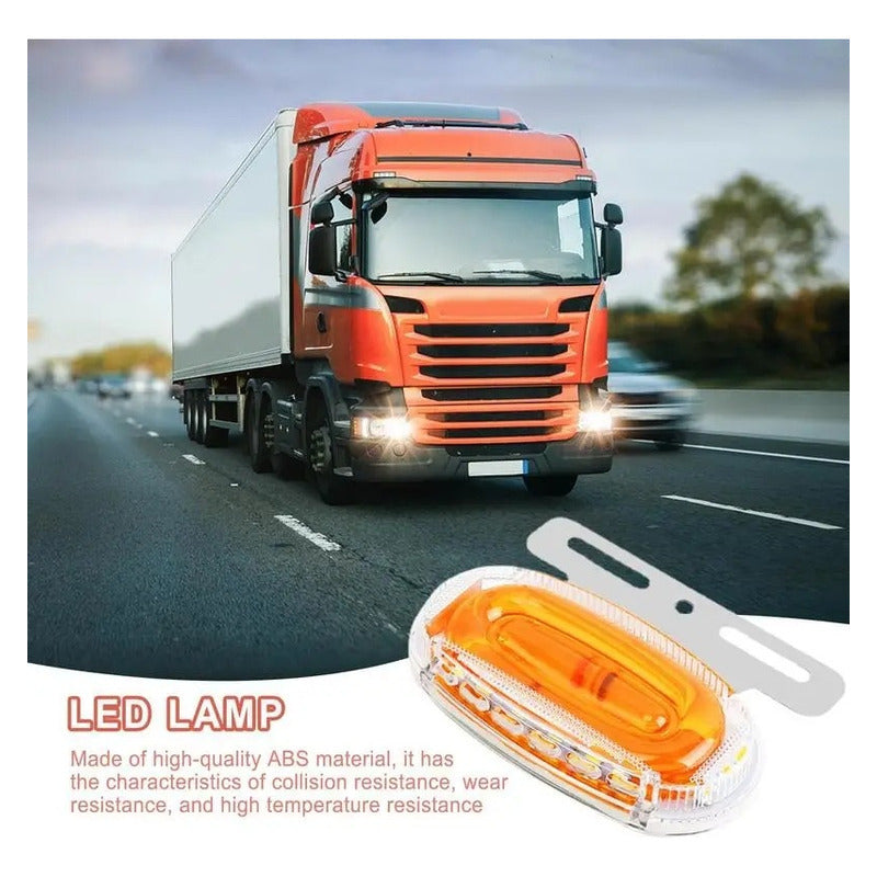 X2 Luz Led Lateral Luz De Trocha Posición Trasera 24v /ryc