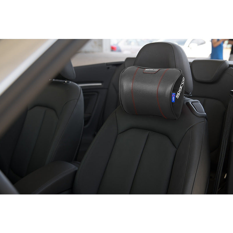 Reposa Cabeza Sparco Cojín Ecocuero Memory Almohada Cervical
