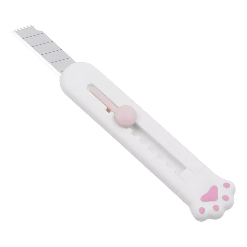 Mini Corta Cartón Cutter Garrita Patita De Gato Portátil Ryc