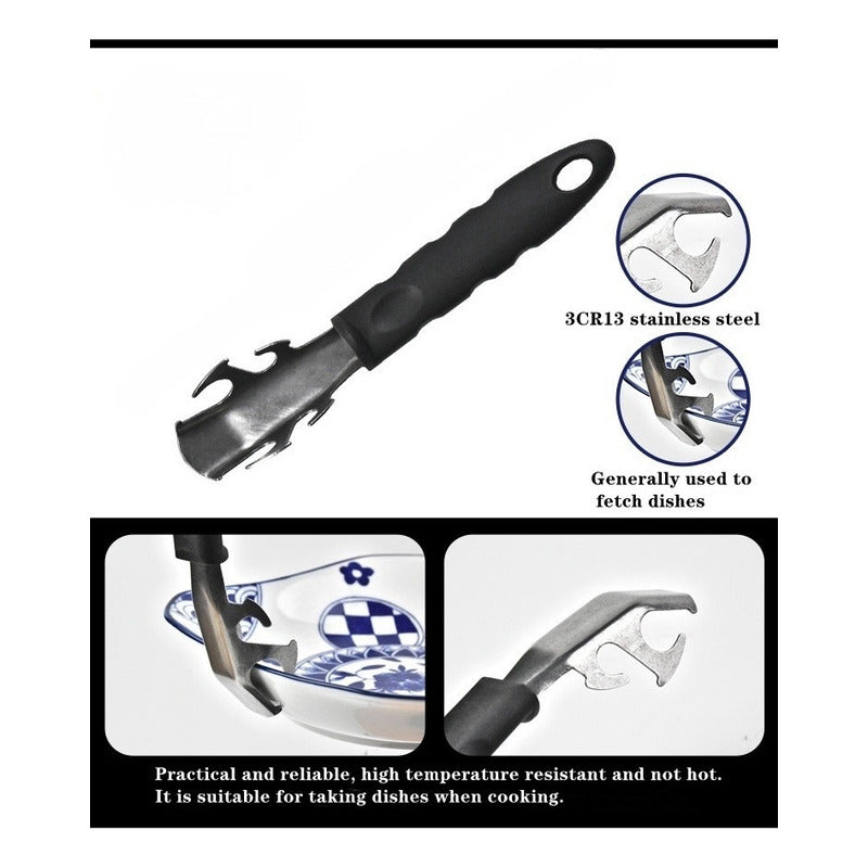 Set De Cuchillos De Cocina 5 Piezas Negro Kit 5 En 1 /ryc