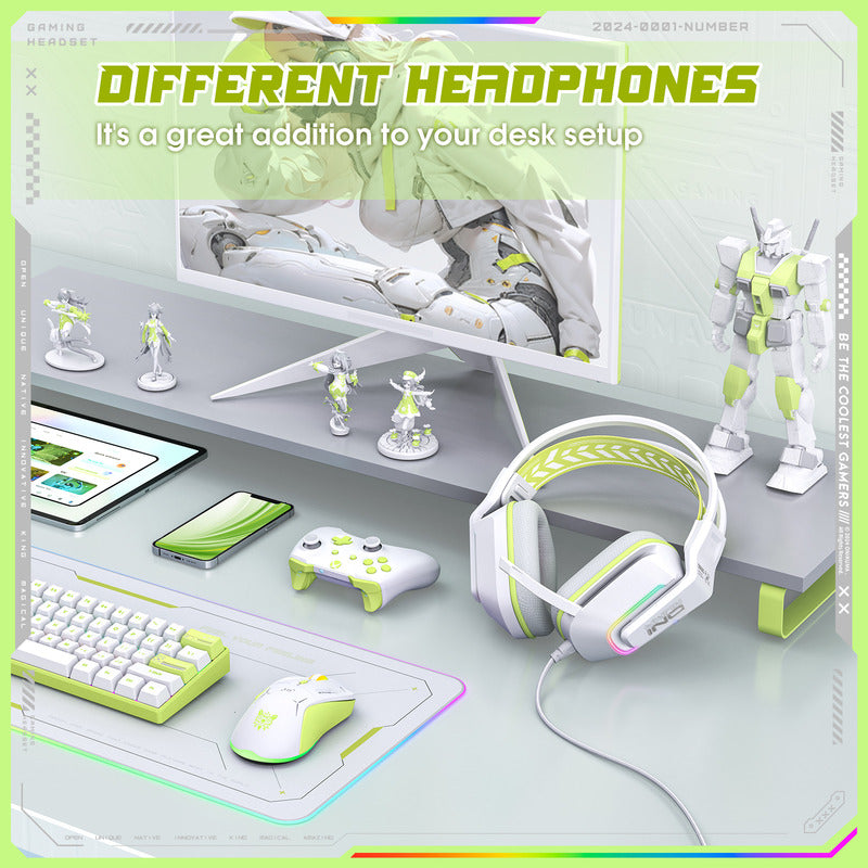 Audifono Gamer Onikuma X13 Cn Luzcancelacion Ruido Microfono