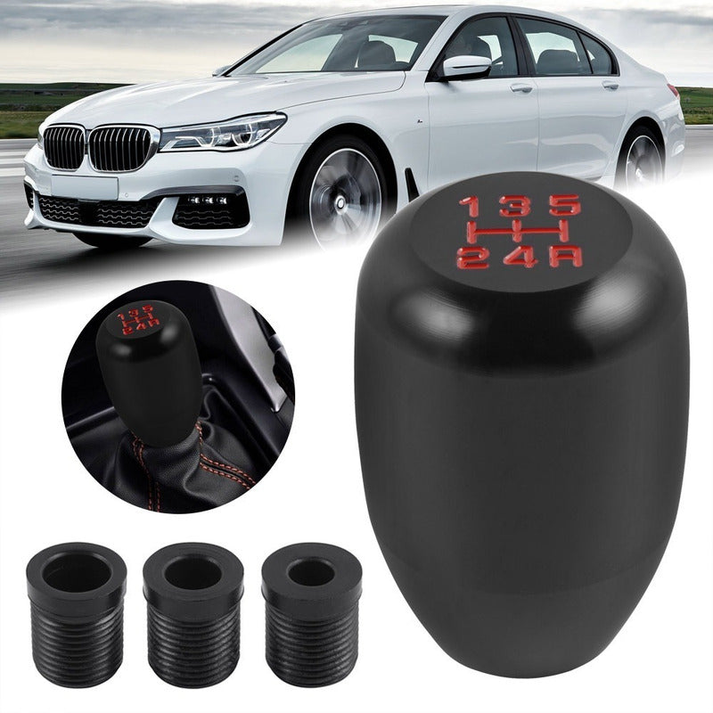 Pomo Manilla Palanca Cambios Metálico 5ta Tuning Universal