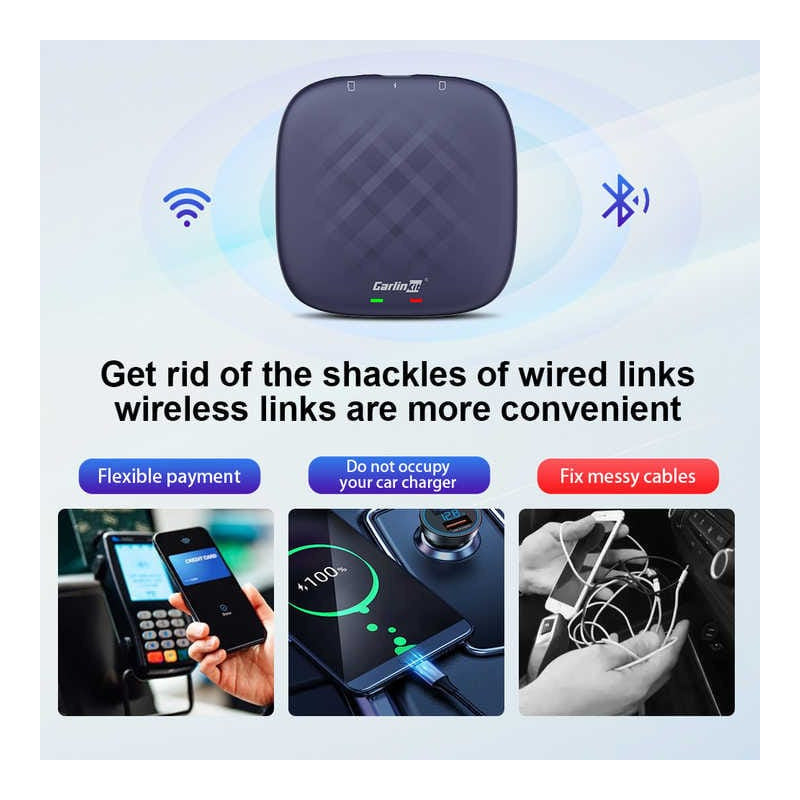 Carlinkit Adaptador Android 13 Box Carplay Auto 4gb+64gb