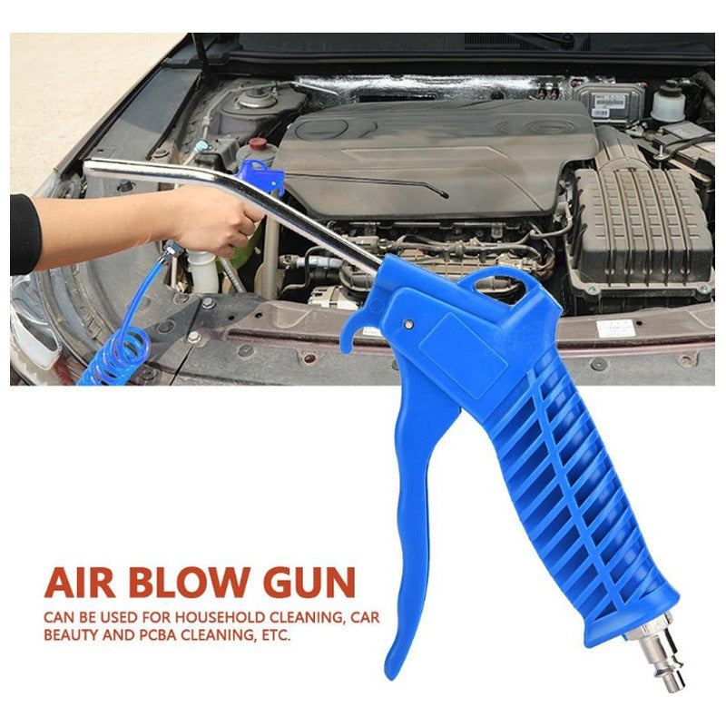 Pistola De Aire Adaptador Pistola Sopladora Con Manguera 5mt
