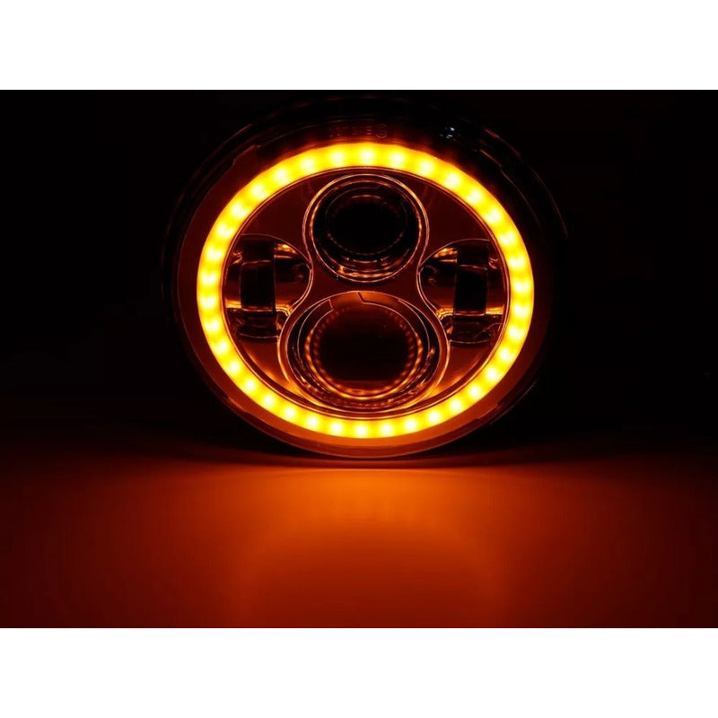 Foco Led Ojo De Angel Jepp 7 Pulgadas. Par