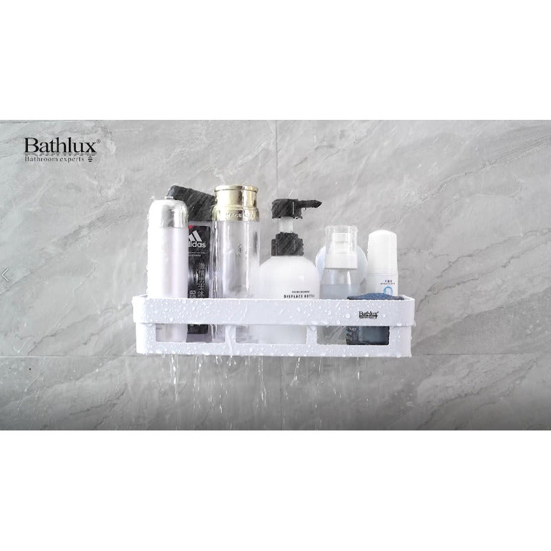 Estante Rectangular Bathlux Con Ventosa