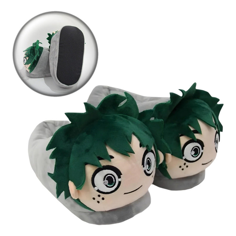 Pantuflas De Anime Cerradas Acolchadas Para Invierno T36-41