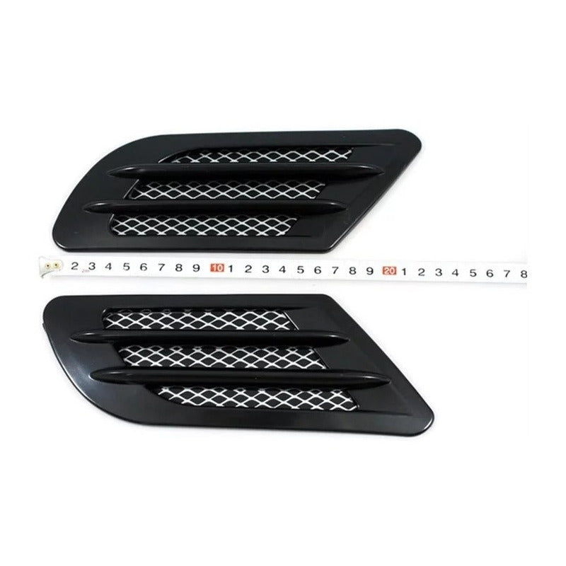 X2 Toma De Aire Lateral Y Capot Adhesiva Auto Tunning/ryc