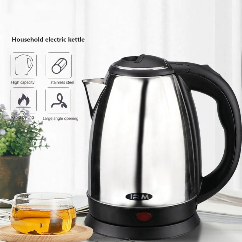 Hervidor Eléctrico Cromado De Acero Inoxidable 2l 1500w /ryc
