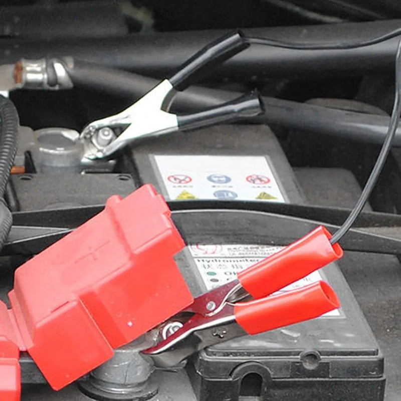 Adaptador Pinza De Batería Con Cable 1.5mt A Encendedor 12v