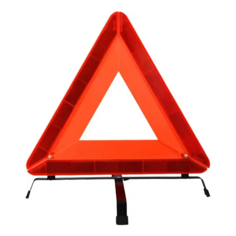 Triangulo De Emergencia Reflectante Plegable Base Metálica