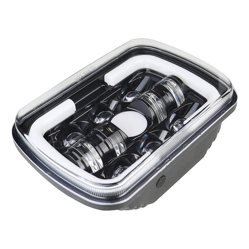 X2 Neblinero 7x6 Foco Led 5x7 Led Con Drl Bicolor 12-24v