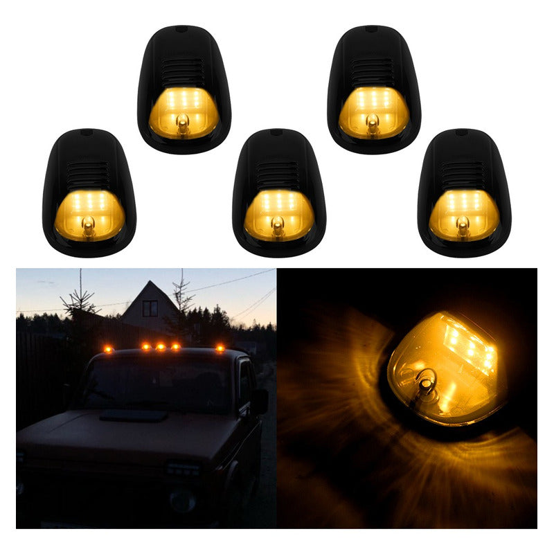 X5 Luz Led De Techo Ahumada Camioneta Suv + Interruptor 12v