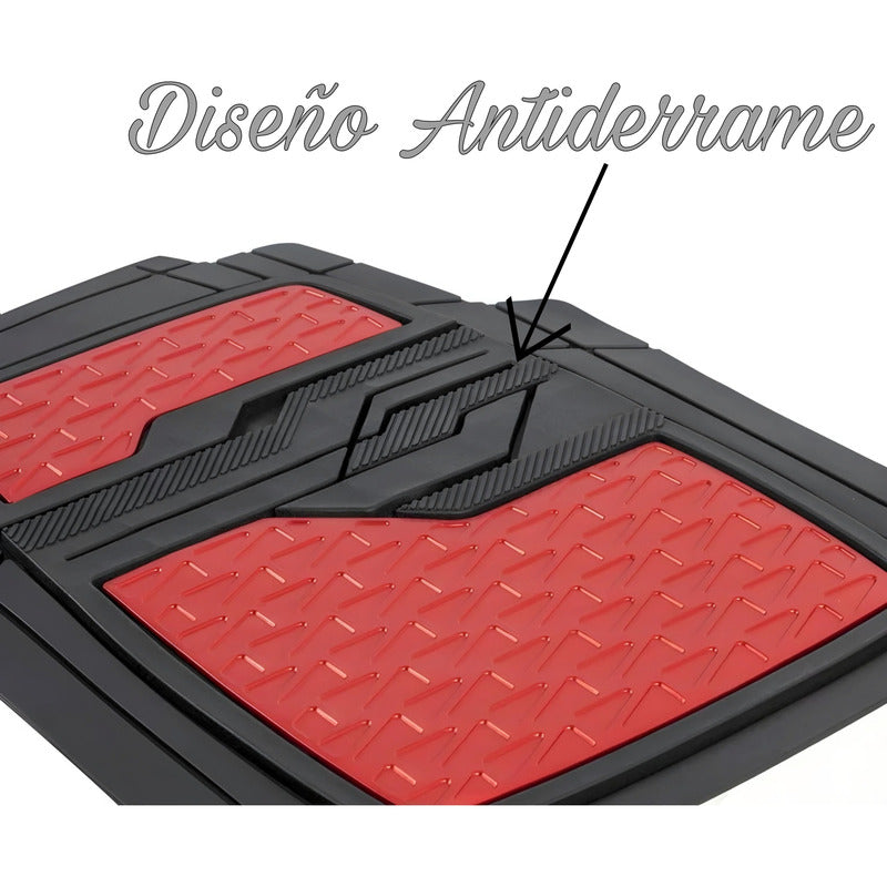 Alfombra Piso De Goma-metalizado Auto Universal 5pcs Tuninng
