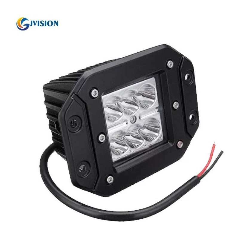 Neblinero 6 Led 18w Embutido Bivoltaje Packx2 /r&c