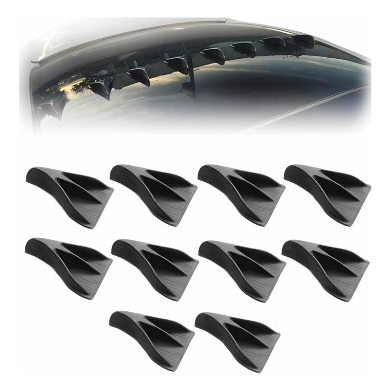 X10 Difusor Antena De Tiburón Adhesiva Techo Auto Tunning