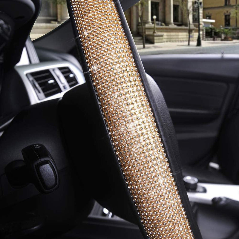 Funda Cubre Volante De Auto Antideslizante Cristal Universal