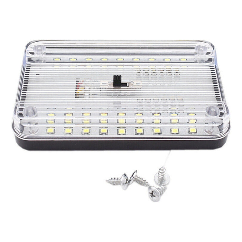 Luz De Interior Led De Techo Para Auto Universal 36led Blanc
