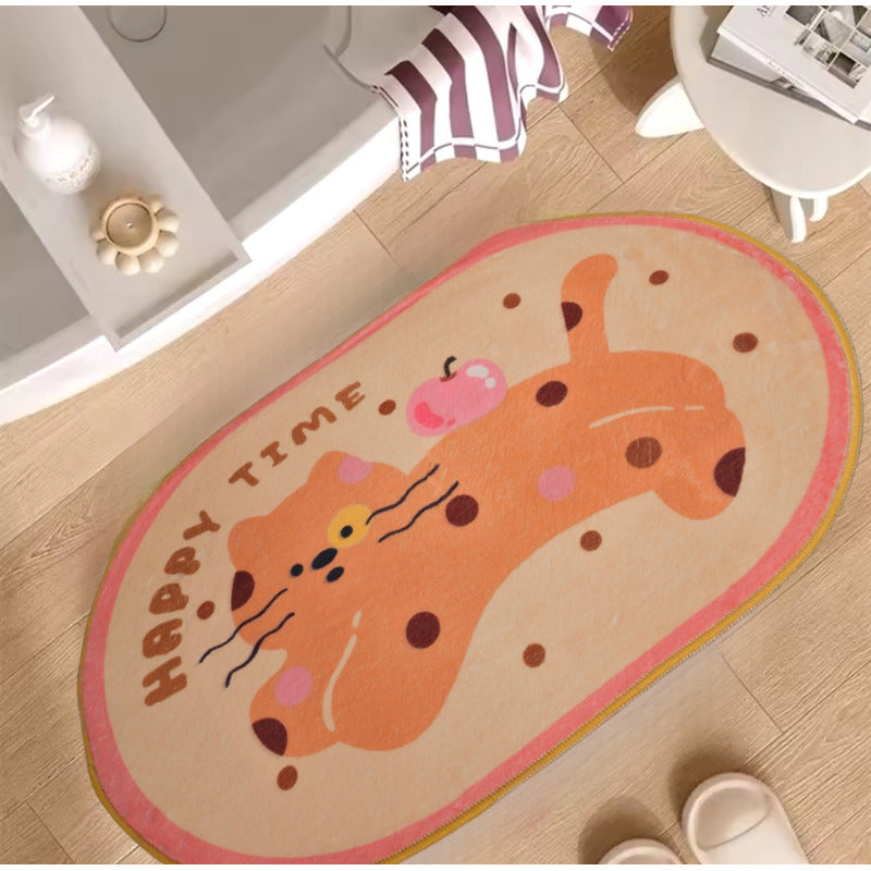 Limpiapiés Alfombra Bienvenida Baño Dormitorio Decora Kawaii