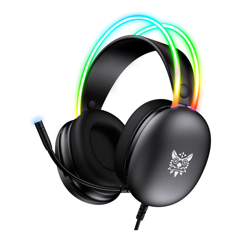 Audífonos Gamer Onikuma X25 Rgb Microfono Comp. Pc Ps4 Ps5