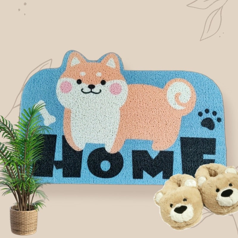 Limpiapiés Alfombra: Bienvenida Mascota Cocina Baño Decora