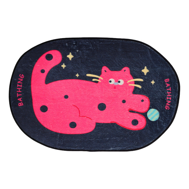 Limpiapiés Alfombra Bienvenida Baño Dormitorio Decora Kawaii