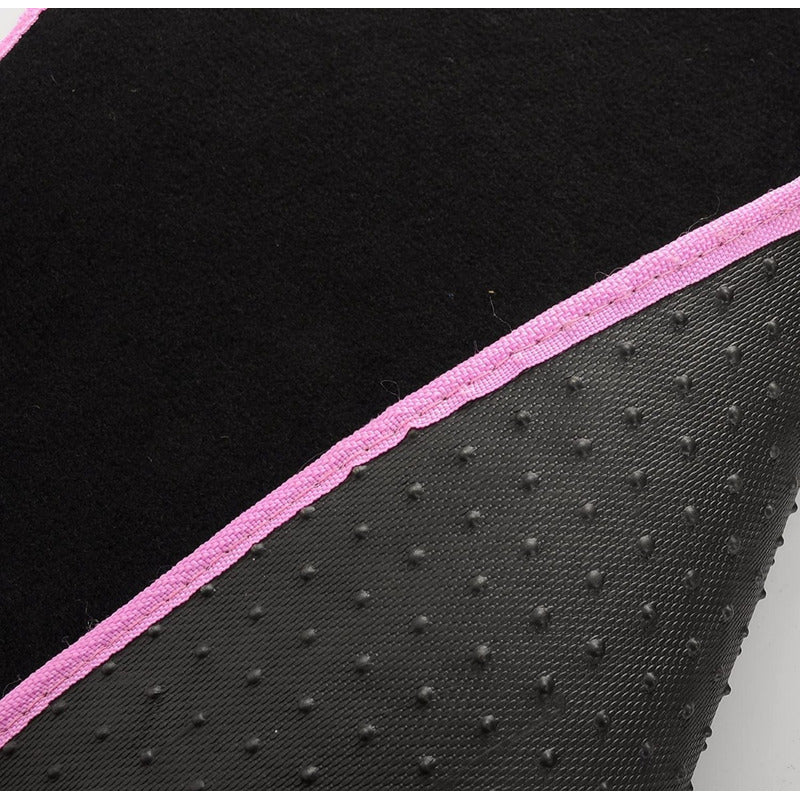 Set Cubre Piso Mujer Alfombra 4pcs Auto Universal Diseño Ryc