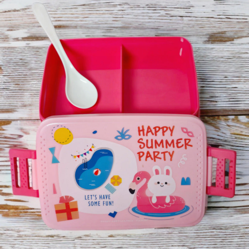Lonchera Escolar +botella Vianda Lunch Box Contenedor Alimen