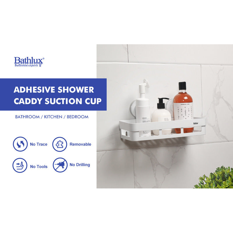Estante Rectangular Bathlux Con Ventosa