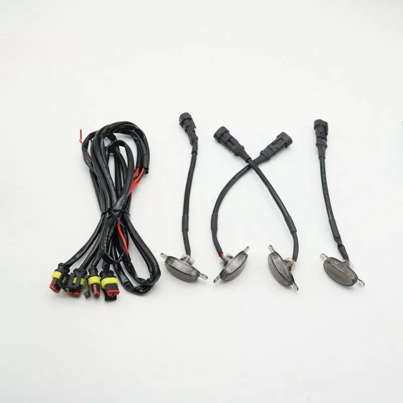 X4 Luz Led Estilo Raptor Ahumada Parachoque Parrilla Rejilla