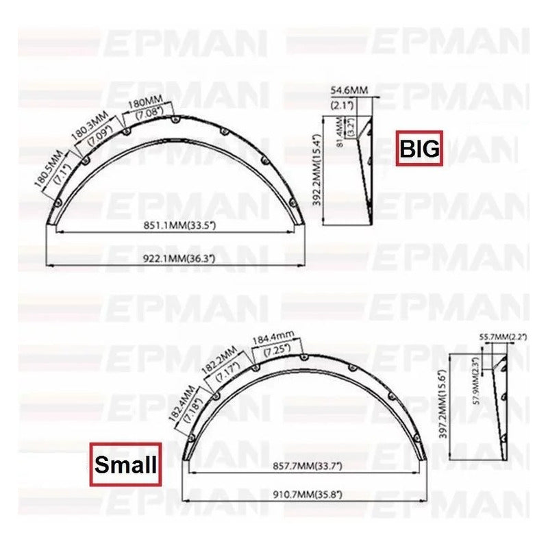 Fender Flares Tapabarro Negro Auto Universal Tuning /r&c
