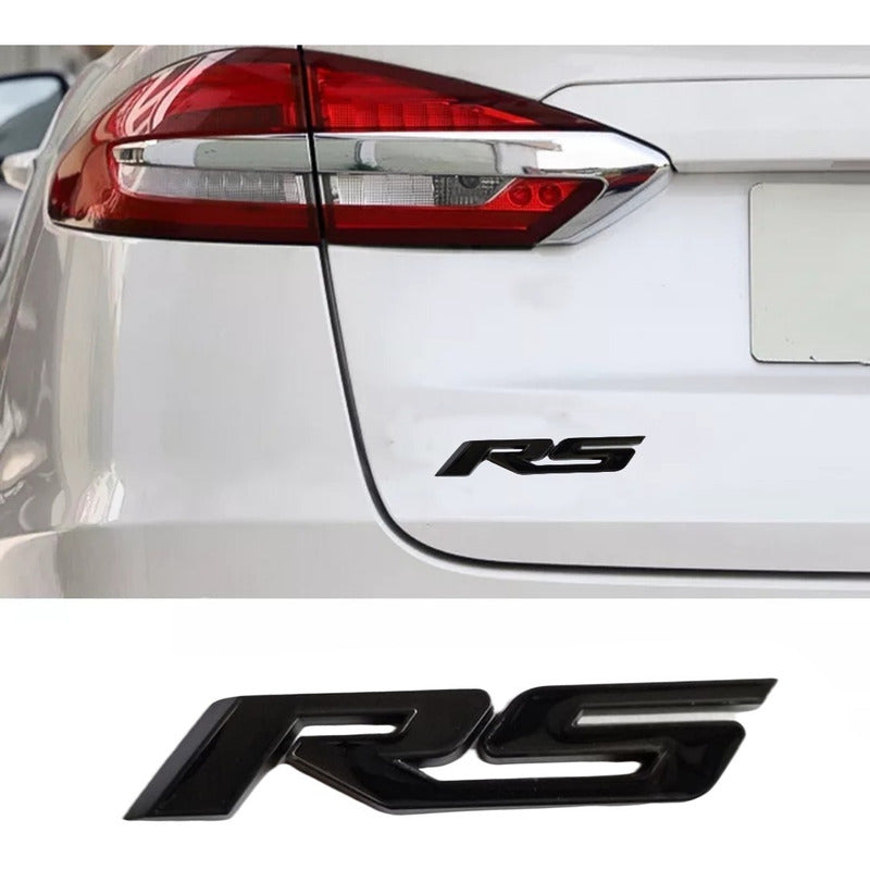 Logo Emblema Rs Adhesivo Auto Tunning Universal/ Ryc