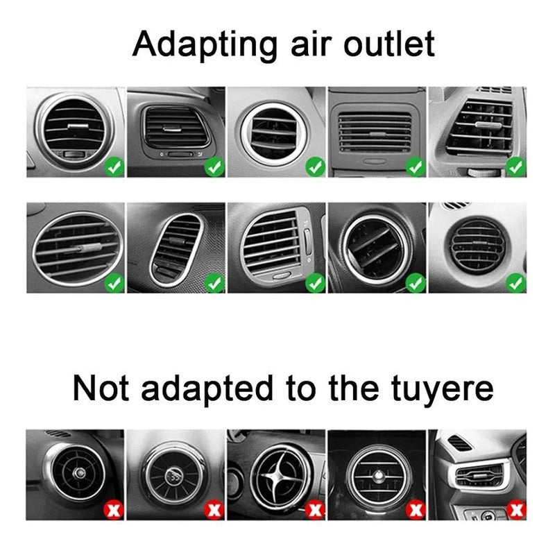 Porta Vasos Auto Soporte Rejilla Ventilación Multifuncional