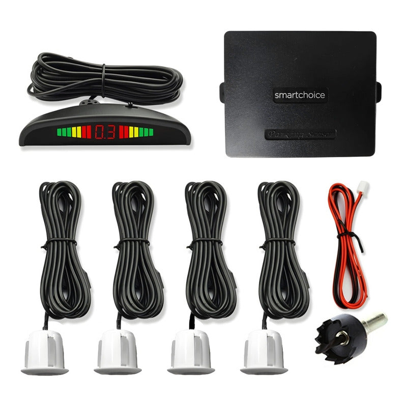 Sensor De Retroceso Para Auto Con Displey Kit Completo /r&c