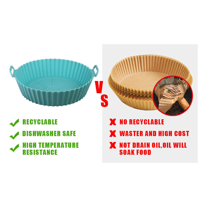 Molde Silicón Antiadherente Para Freidora De Aire Air Fryer