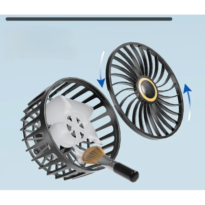 Ventilador Doble Para Auto 360° Conexión 12v Encendedor/ Ryc
