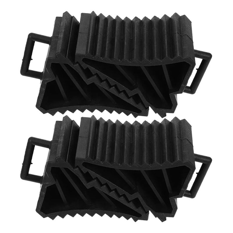 Pack 4 Cuña Para Auto Camionetas Antideslizamiento Abs /r&