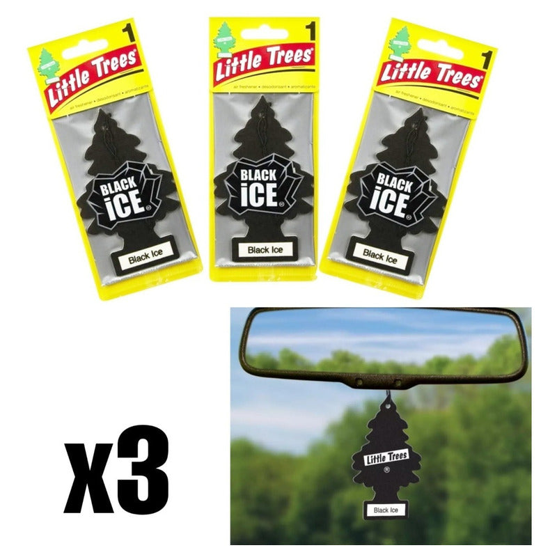 X3 Pino Aromático Colgante Para Auto Y Casa Little Trees Ryc