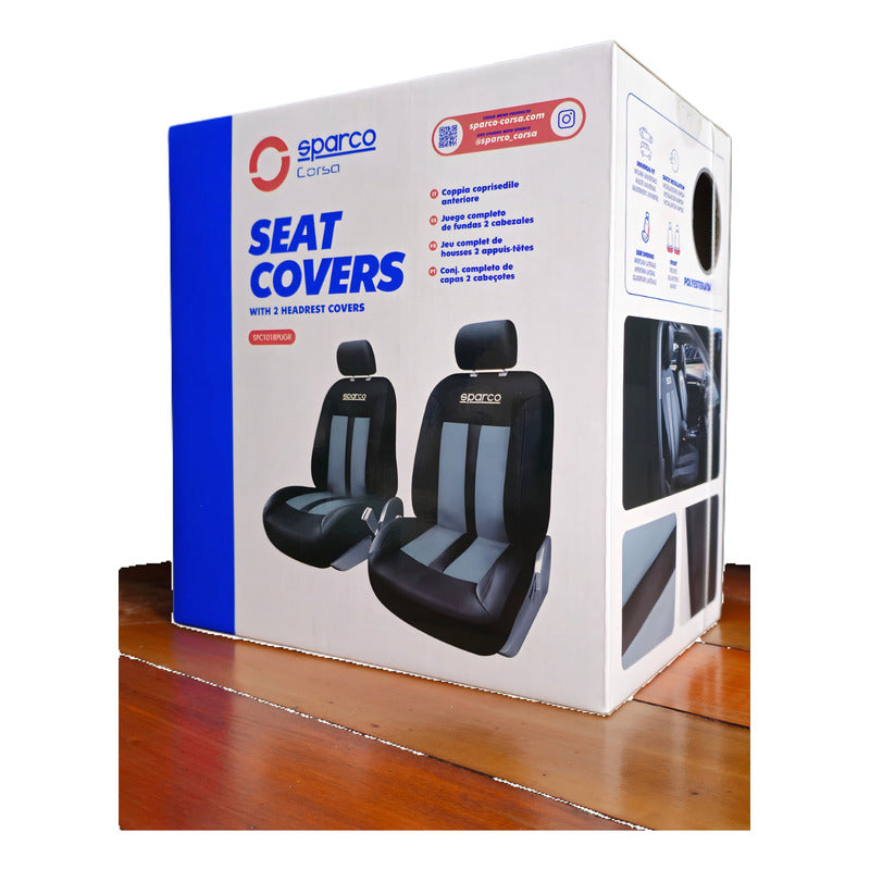 X2 Funda Cubre Asiento Delantero Ecocuero 2asientos Sparco