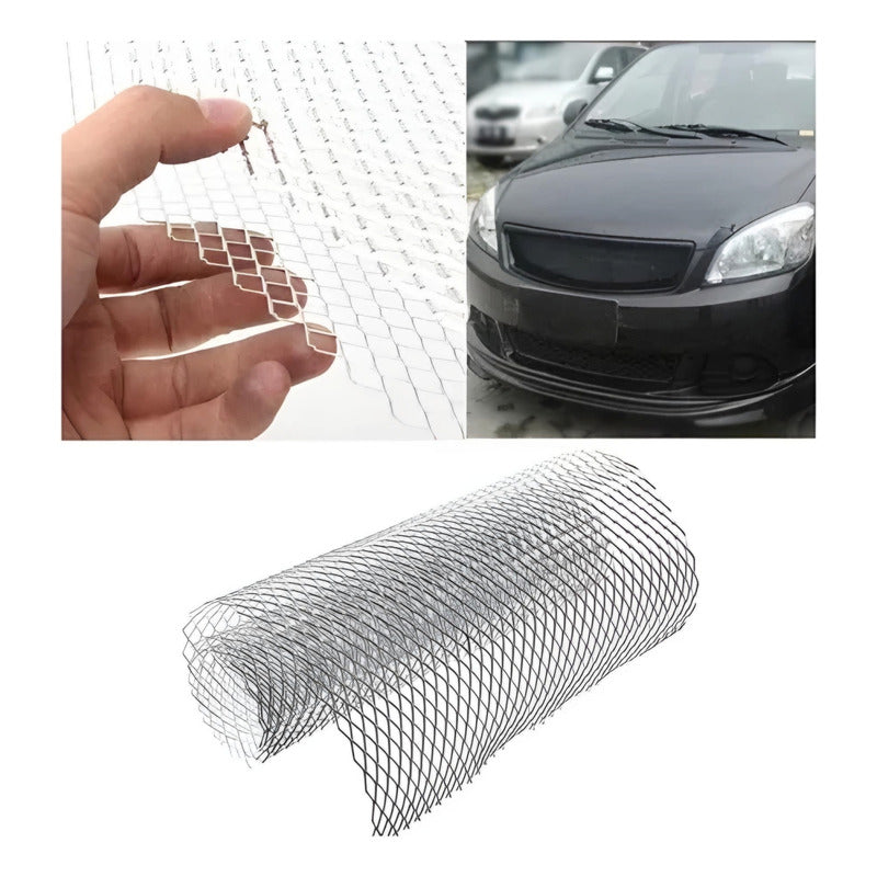 Malla Para Parachoque Rejilla Aluminio Auto Tuning Universal