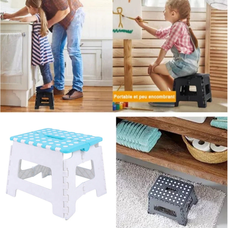 Taburete Plegable Banquito Pórtatil Piso Escala 22*29*22cm