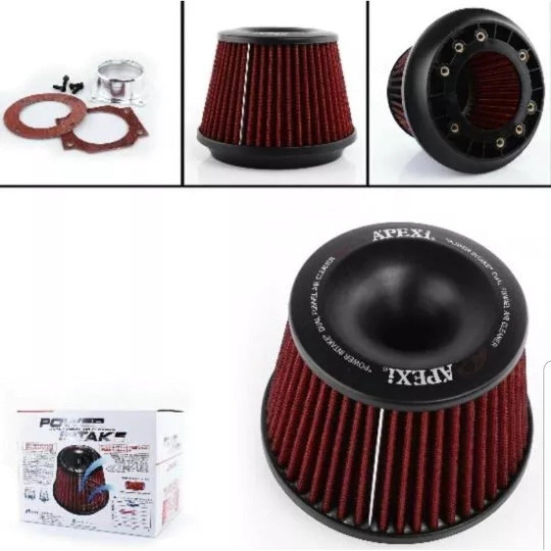 Filtro De Aire 3 Alto Flujo Universal Competición Tuning