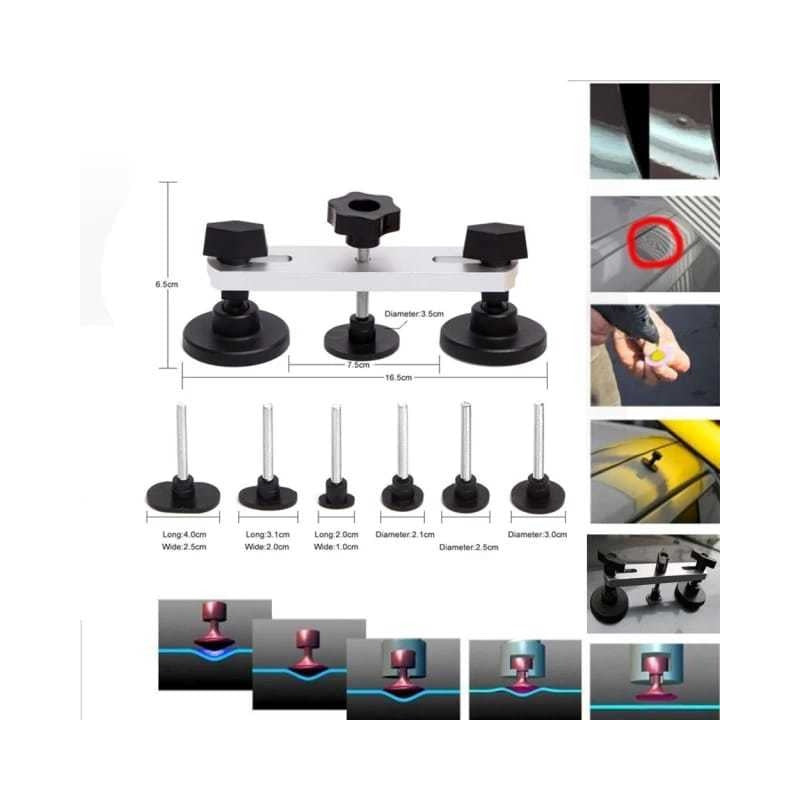 Kit Desabollador Ventosa Reparación Golpes Abolladuras Auto2