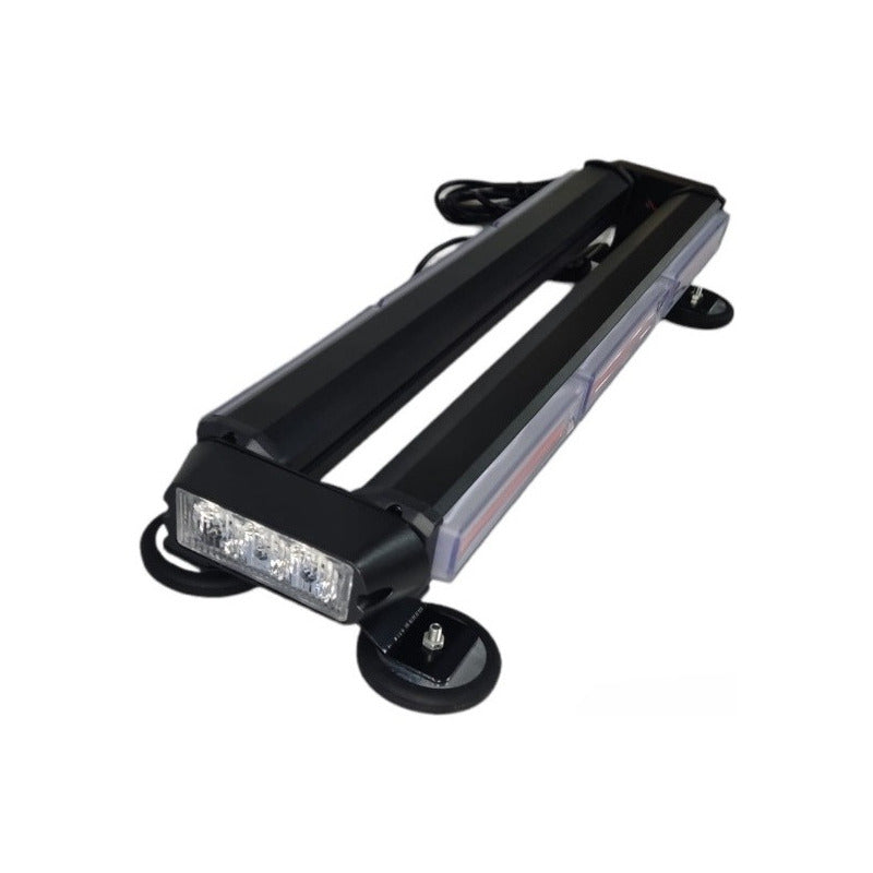 Baliza Led De Techo Destellante Azul-rojo Estrobo Auto 12v